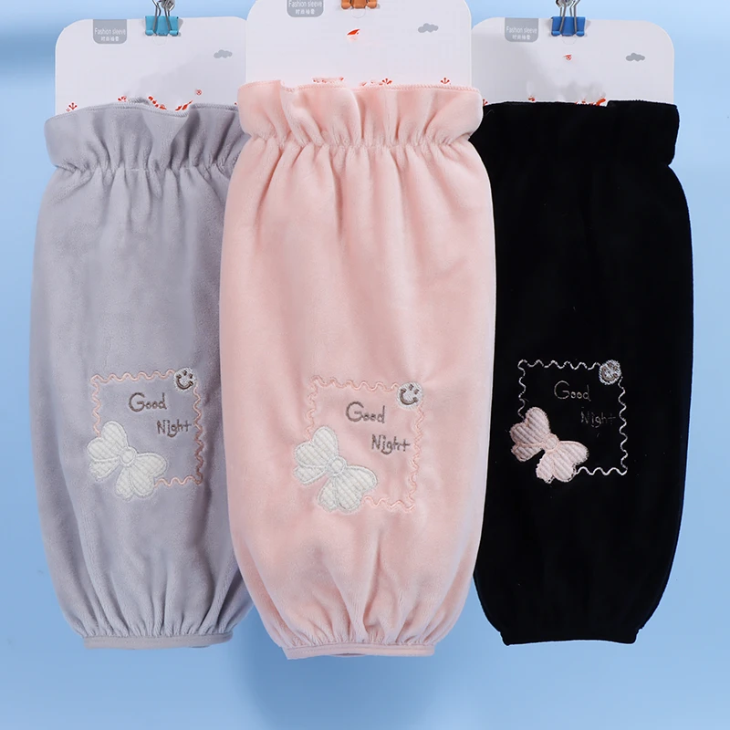 韩版新款袖套工作防脏护袖秋冬羽绒服耐脏套袖女成人家务厨房手袖