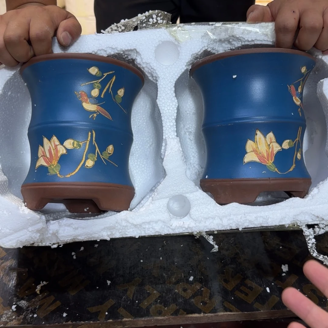 紫砂花盆瑕疵和瑕疵
