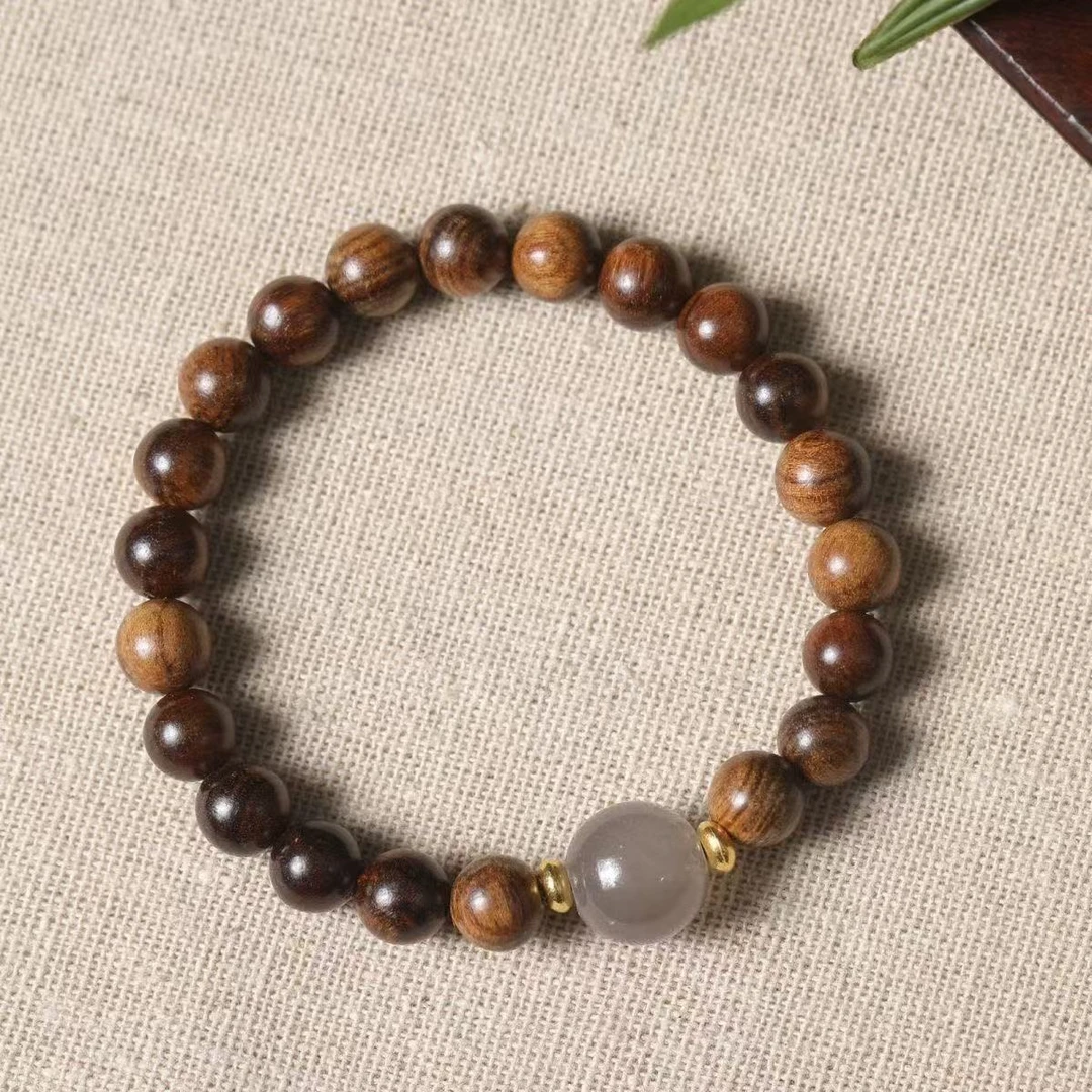 F-355花梨灰玛瑙手串（不带礼盒）