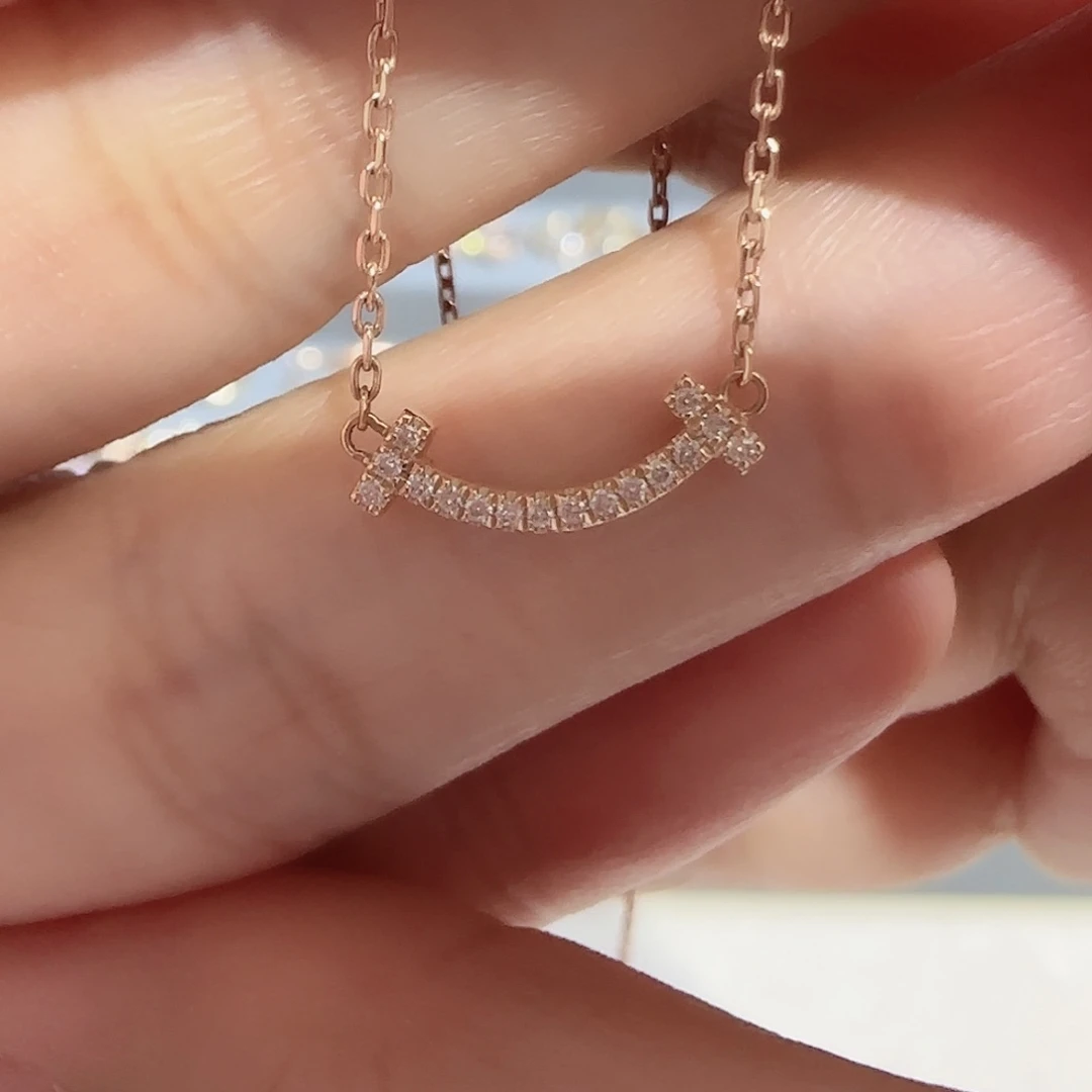 套链18K金镶嵌天然钻石