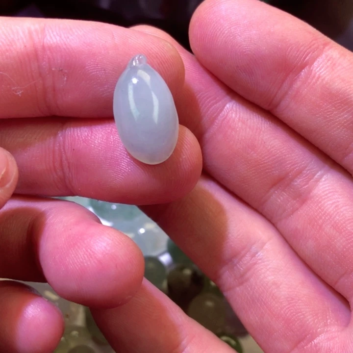 翡翠未镶嵌颈饰天然a翡翠