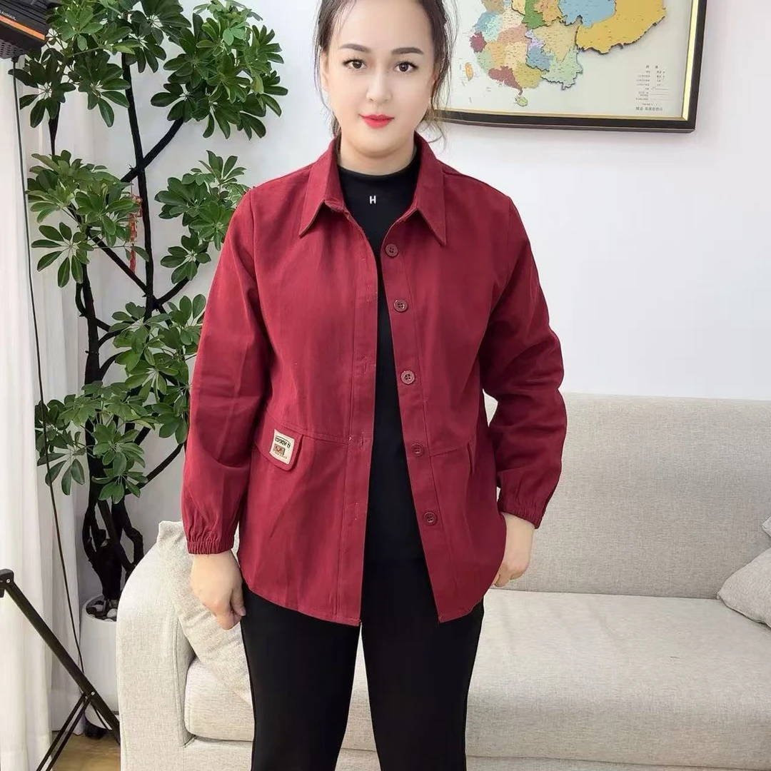 【源佳佳服饰】《衬衣外套》新款宽松显瘦方领外套时尚洋气气质百搭