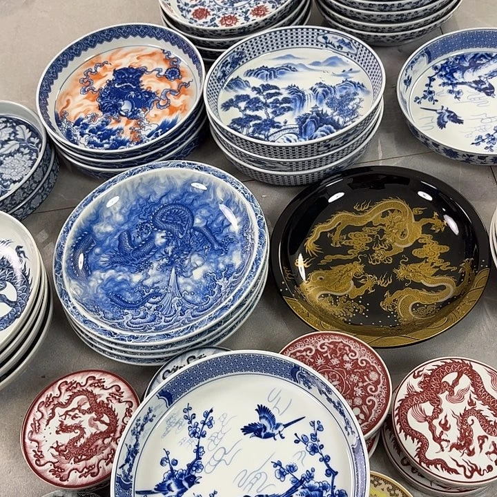 瓷片喜上眉梢大胡乘景德镇