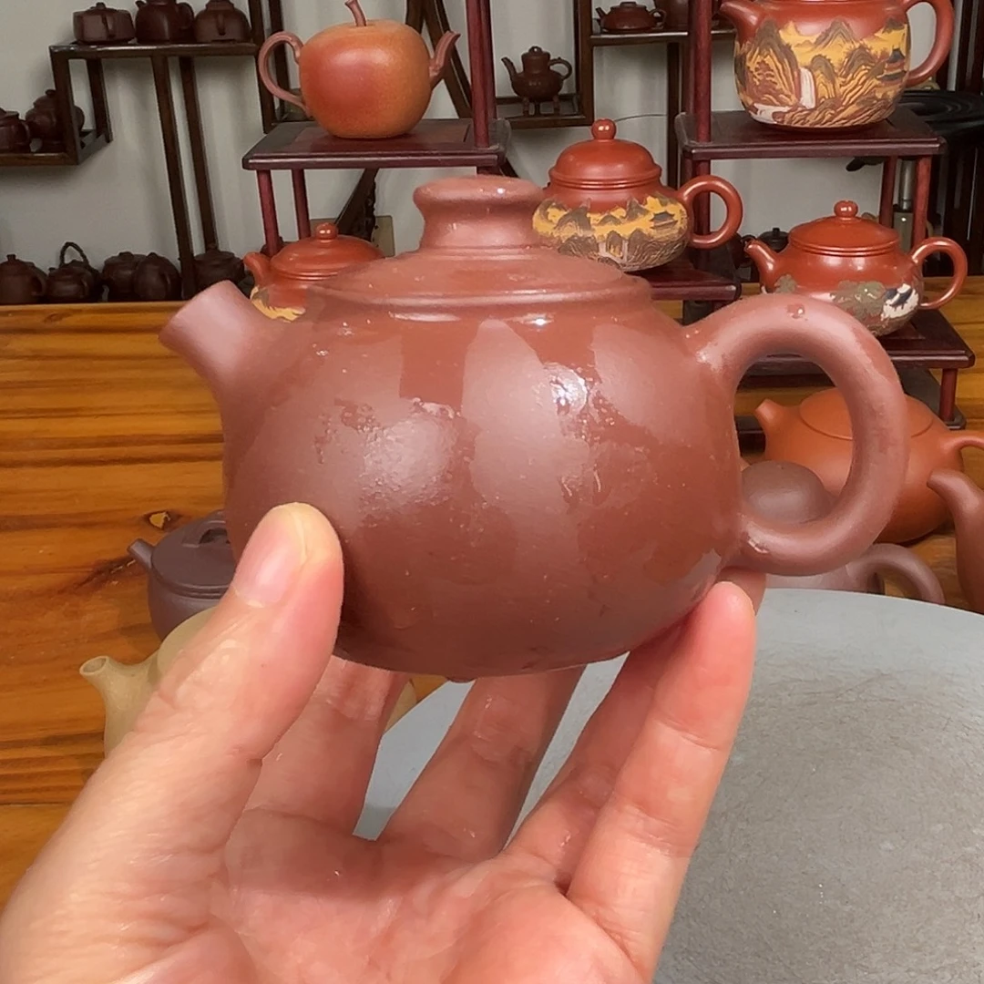 紫砂茶杯原矿无添加紫砂壶150