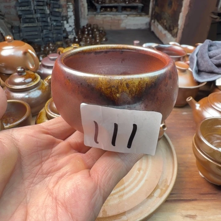 H***I陶建水紫陶白泥柴烧杯