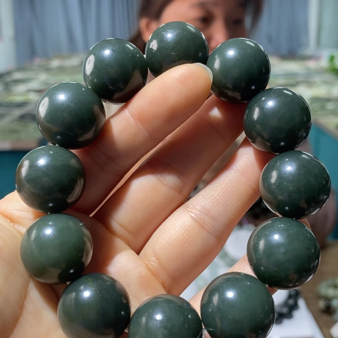 和田玉未镶嵌手链20