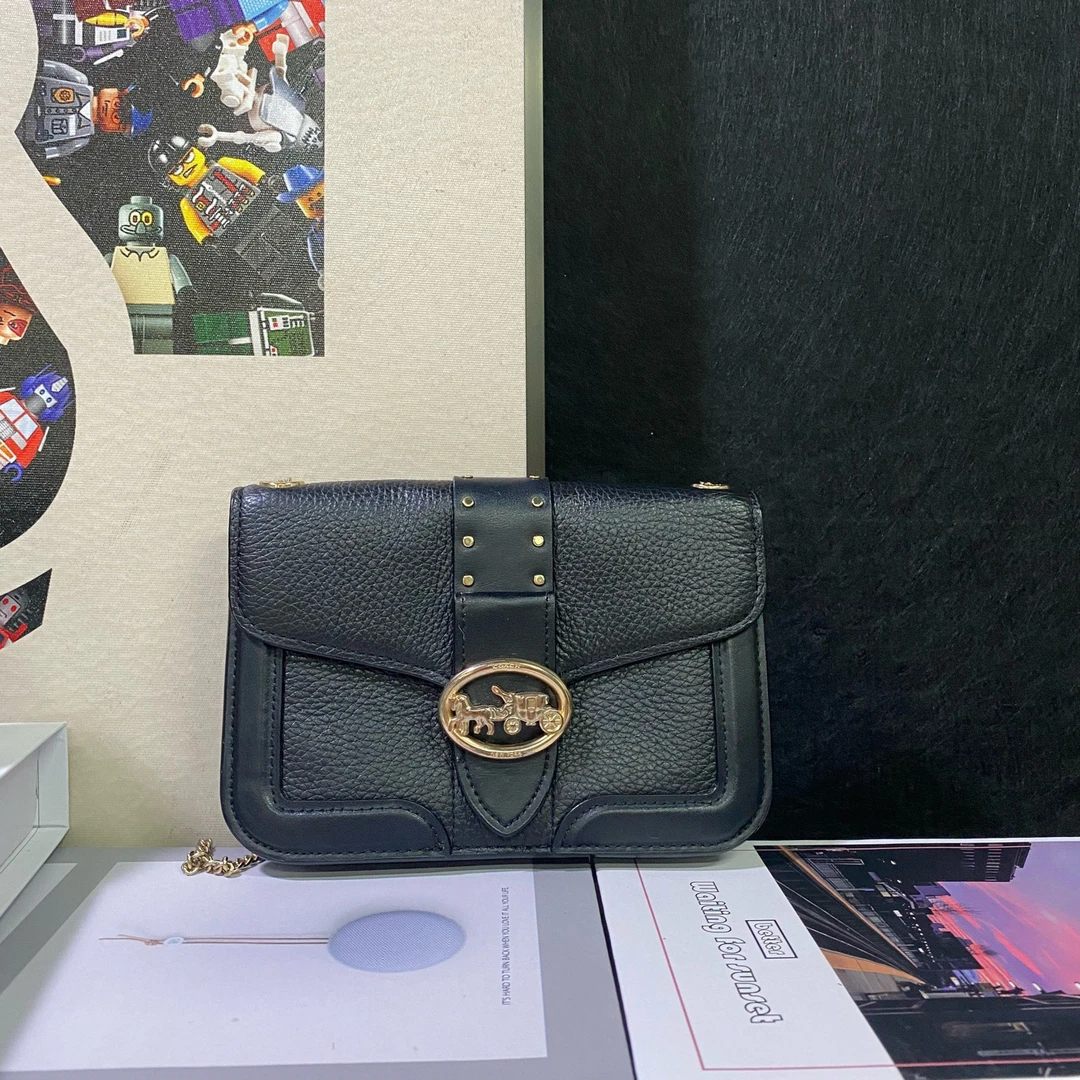 95新 COACH/蔻驰 21445斜挎包19*13