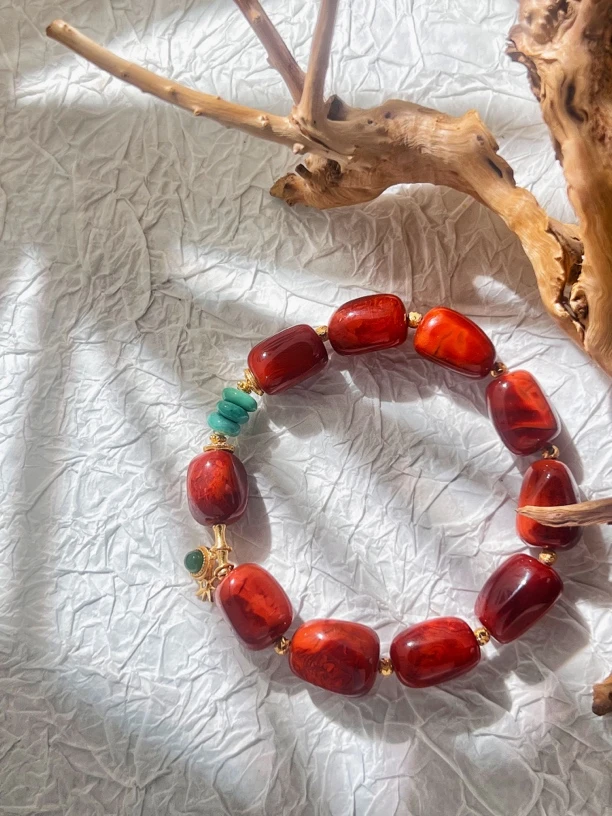 【狒狒】南红随型手串 多样性发货