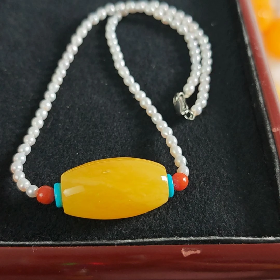 蜜蜡吊坠(赠链)未镶嵌