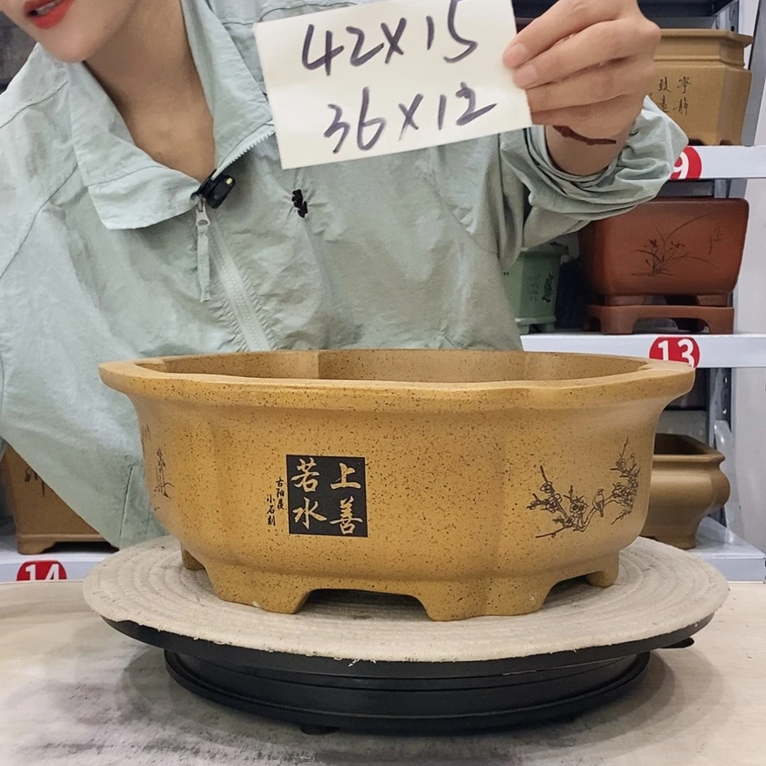 紫砂花盆紫砂花盆