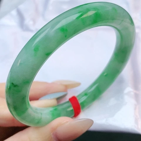 未镶嵌手镯翡翠53圆条882871