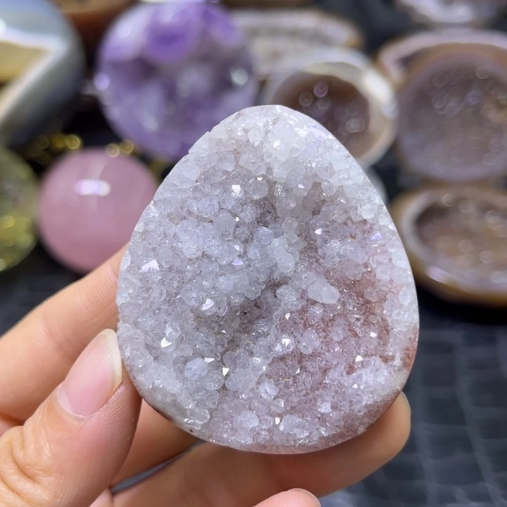 未镶嵌发饰水晶白金蛋