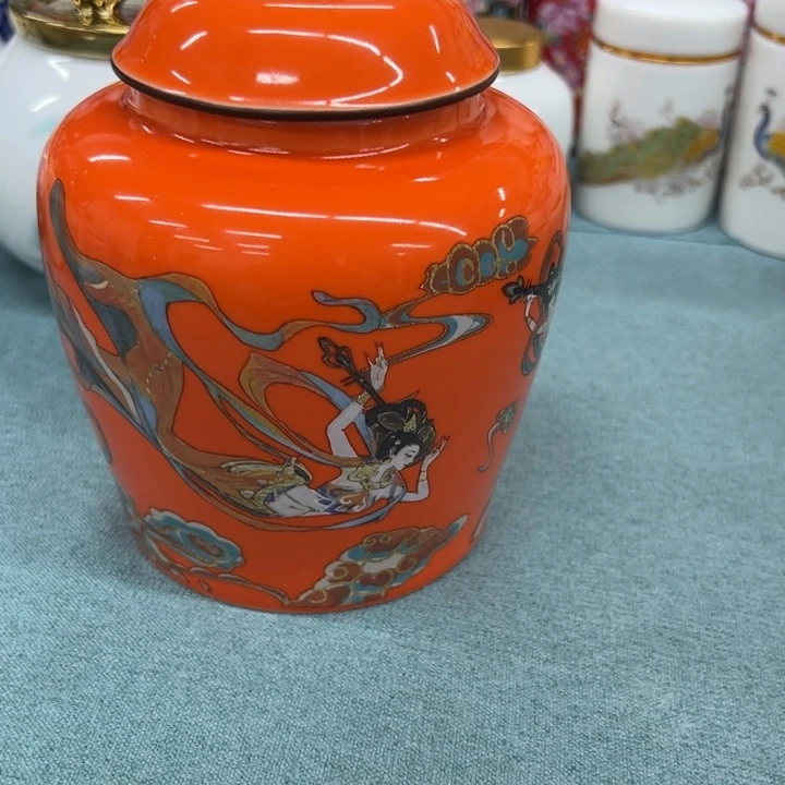 高端陶瓷茶叶罐密封罐