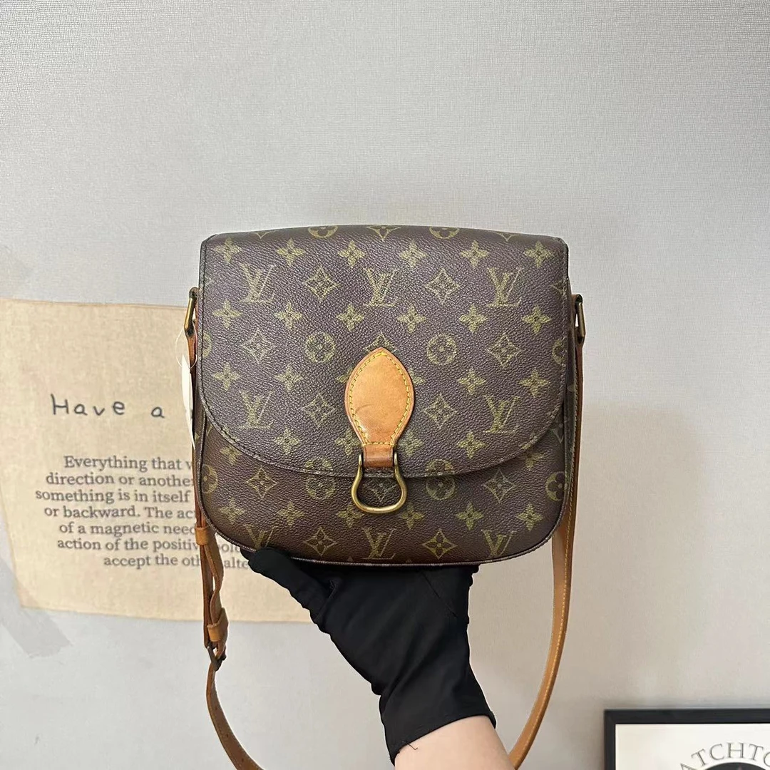 95新 LouisVuitton/路易威登 古登中古/lv大马鞍包/斜跨包/单肩包