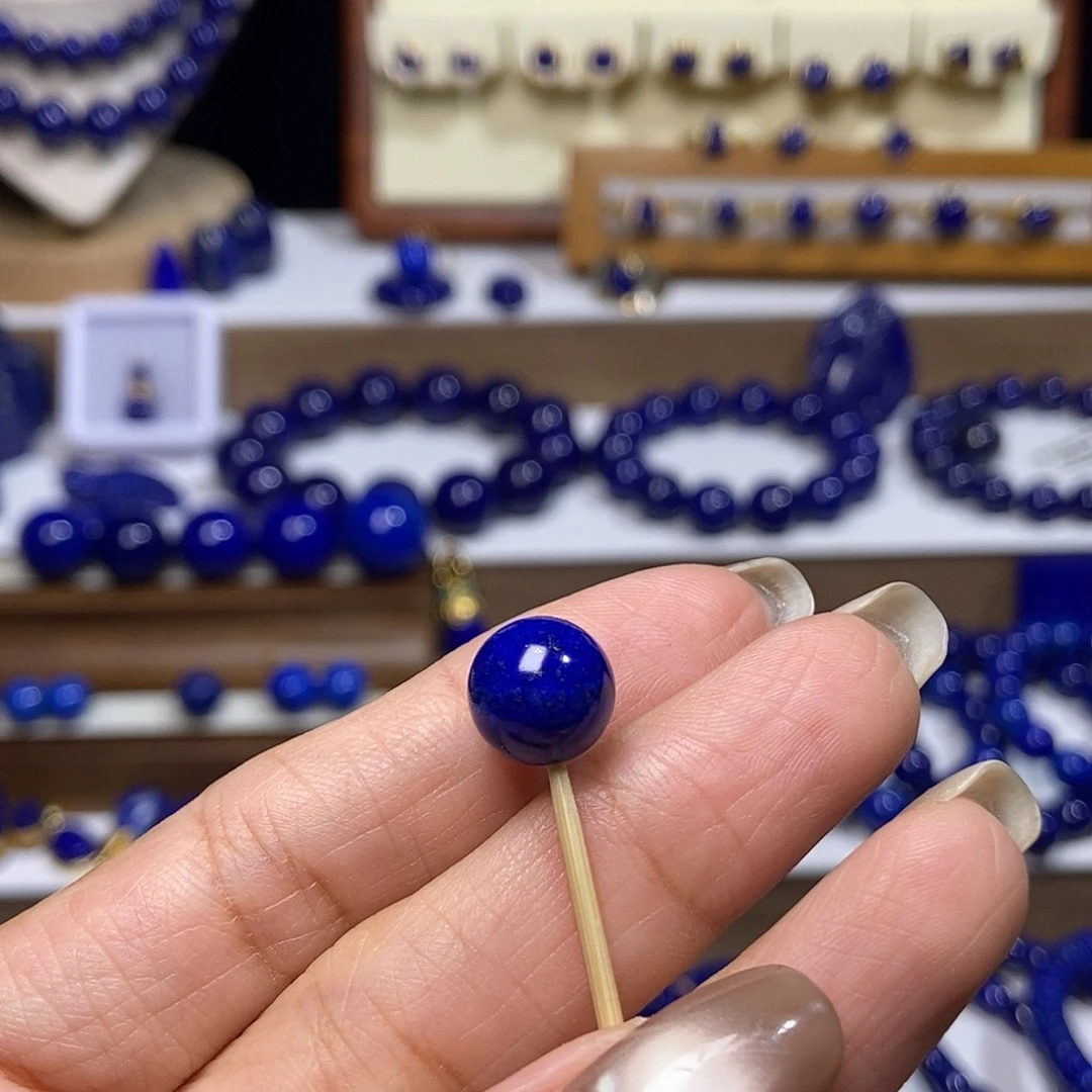 炎***森青金石未镶嵌10mm+单珠