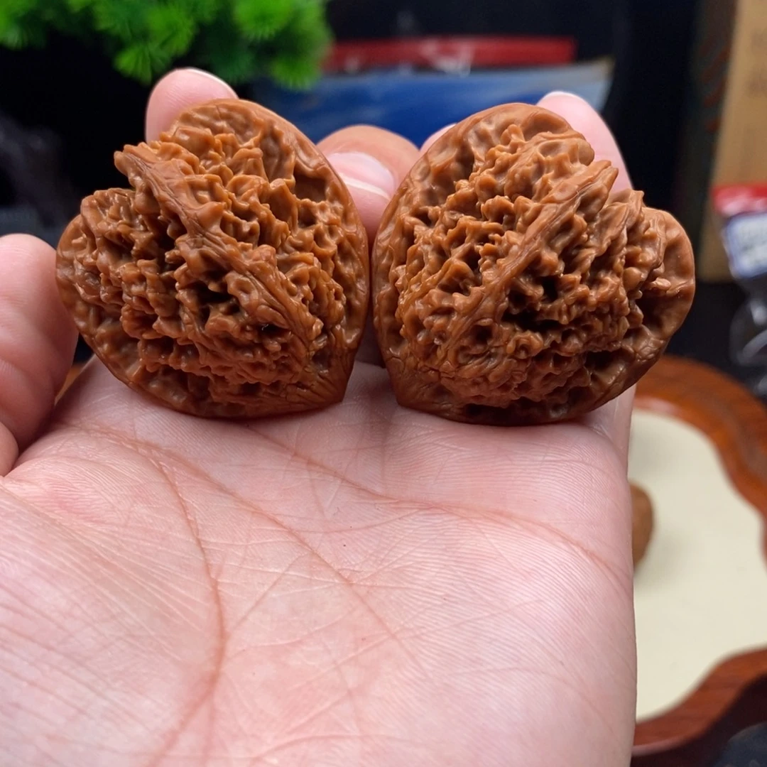 文玩核桃把件满天星40微修