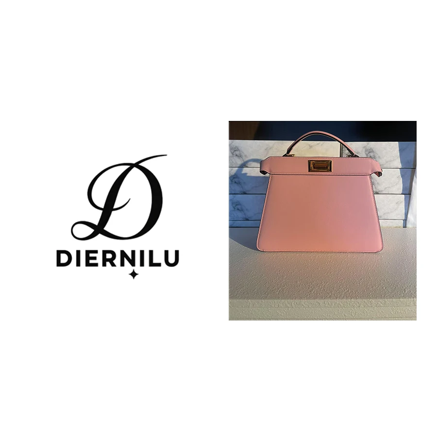 【晚晚真皮高定】2025最新款头层牛皮单肩斜挎铂金包H1011粉色