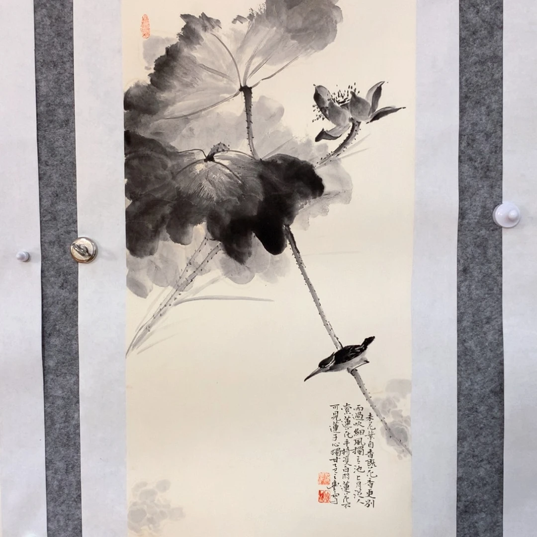 国画花鸟作品写意
