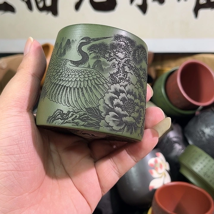 茶杯紫砂全手工紫砂主人杯