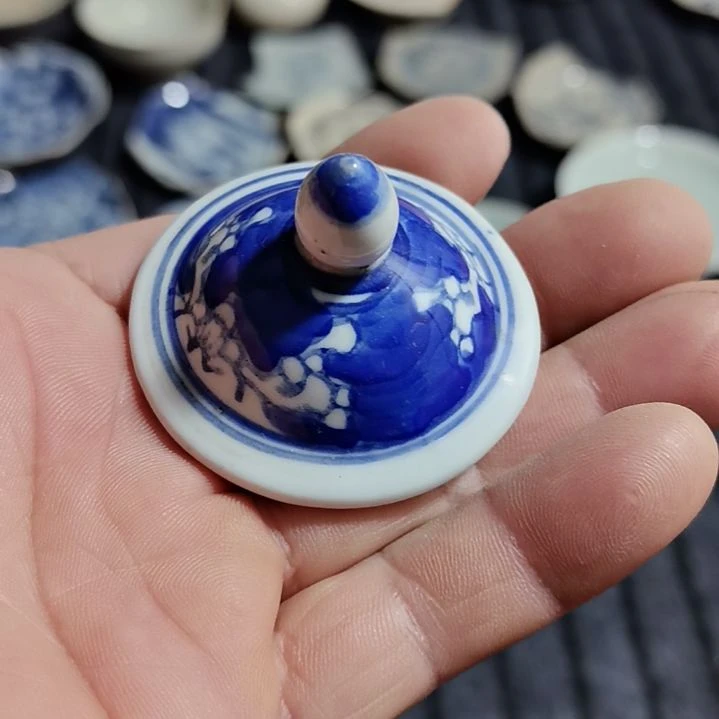 瓷片青花影青杯垫标夲