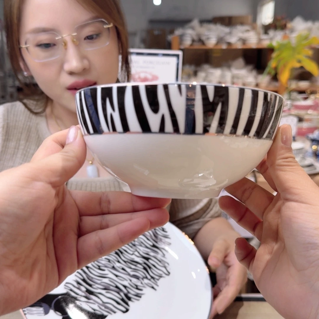 瓷高骨5.5英寸饭碗14cm6个