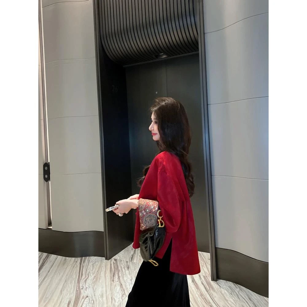 大码女装新中式复古国风外套女2025春夏新款胖mm高级气质上衣外套