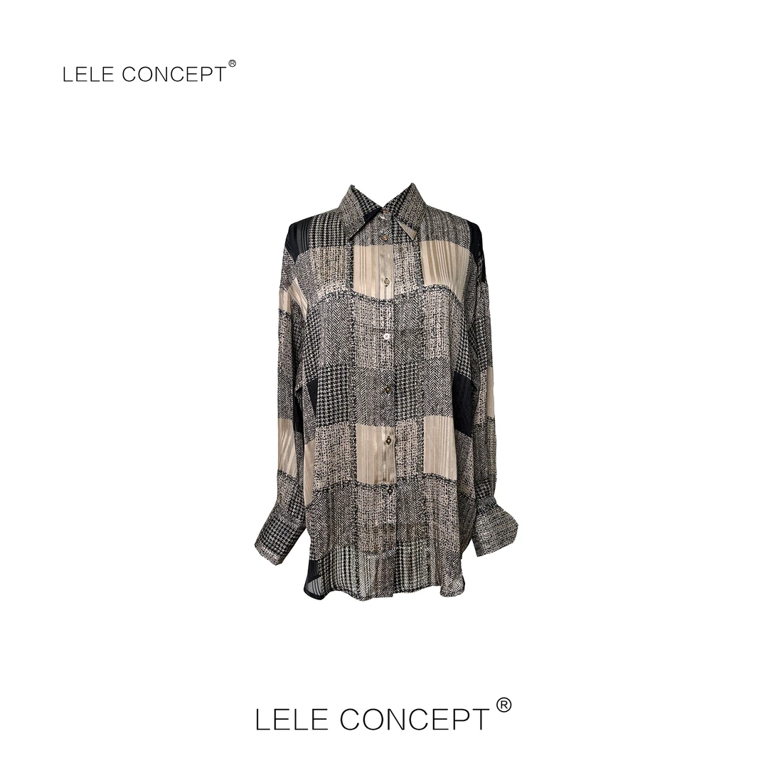 LELE CONCEPT丨【精选推荐】港风复古格子衬衫S0984