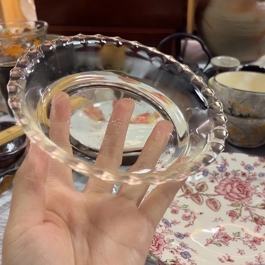 瓷片康宁耐高温小号玻璃盘29