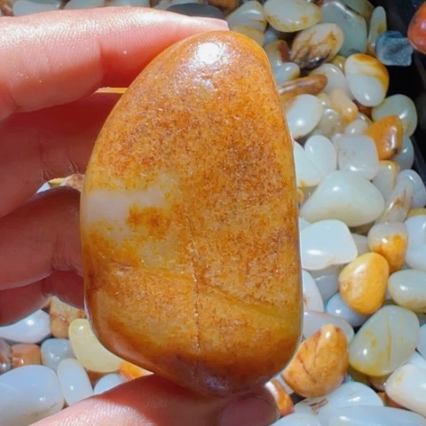 和田玉未镶嵌颈饰97克