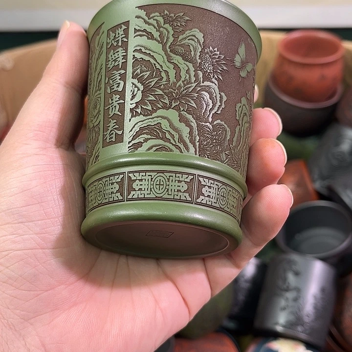 茶杯紫砂全手工紫砂主人杯