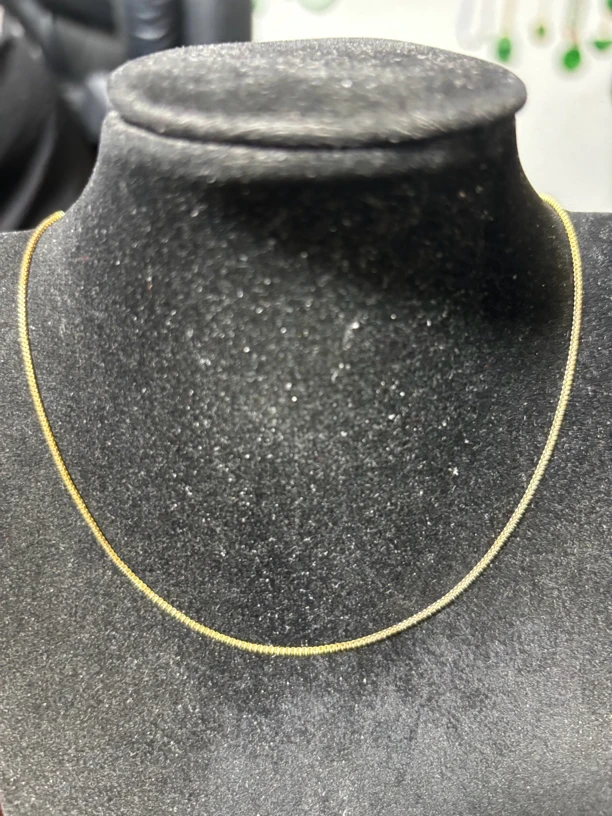 翡翠链子14k链子x1