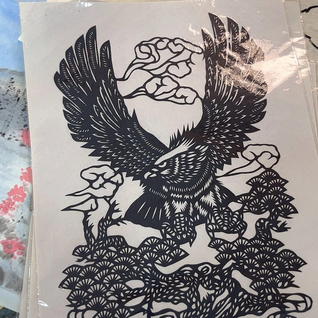 国画纯手绘山水花鸟书法