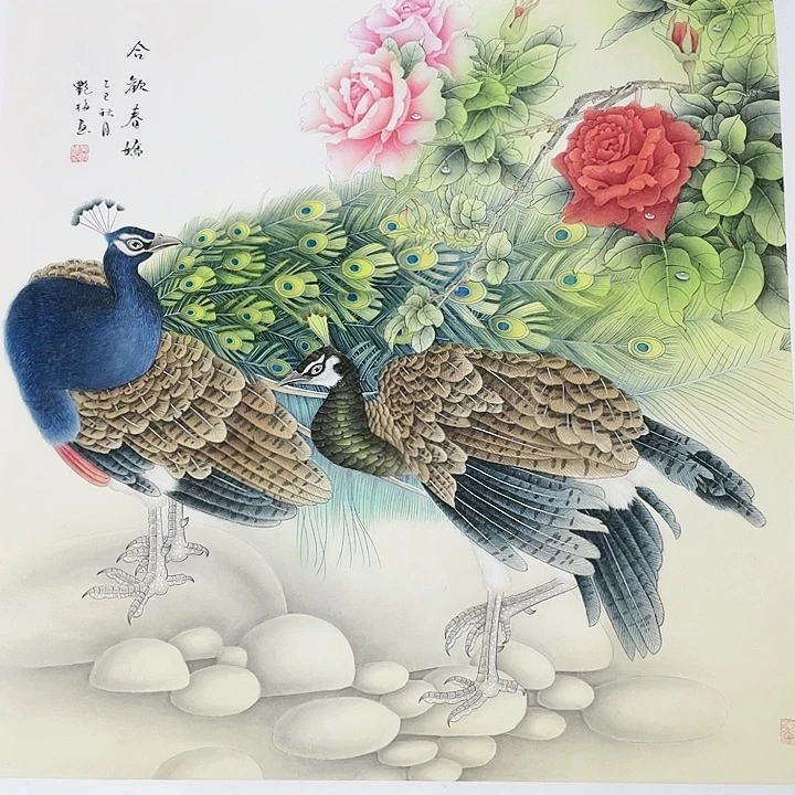 国画纯手绘国画作品鉴赏
