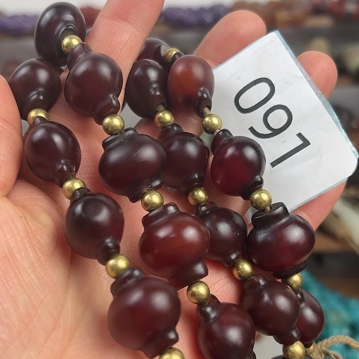 玛瑙/玉髓颈饰合金翼**事