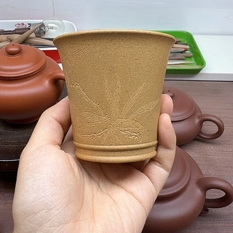 小***壳段泥茶案全手工主人杯