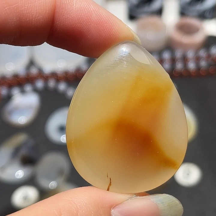玛瑙/玉髓未镶嵌吊坠(不含链)
