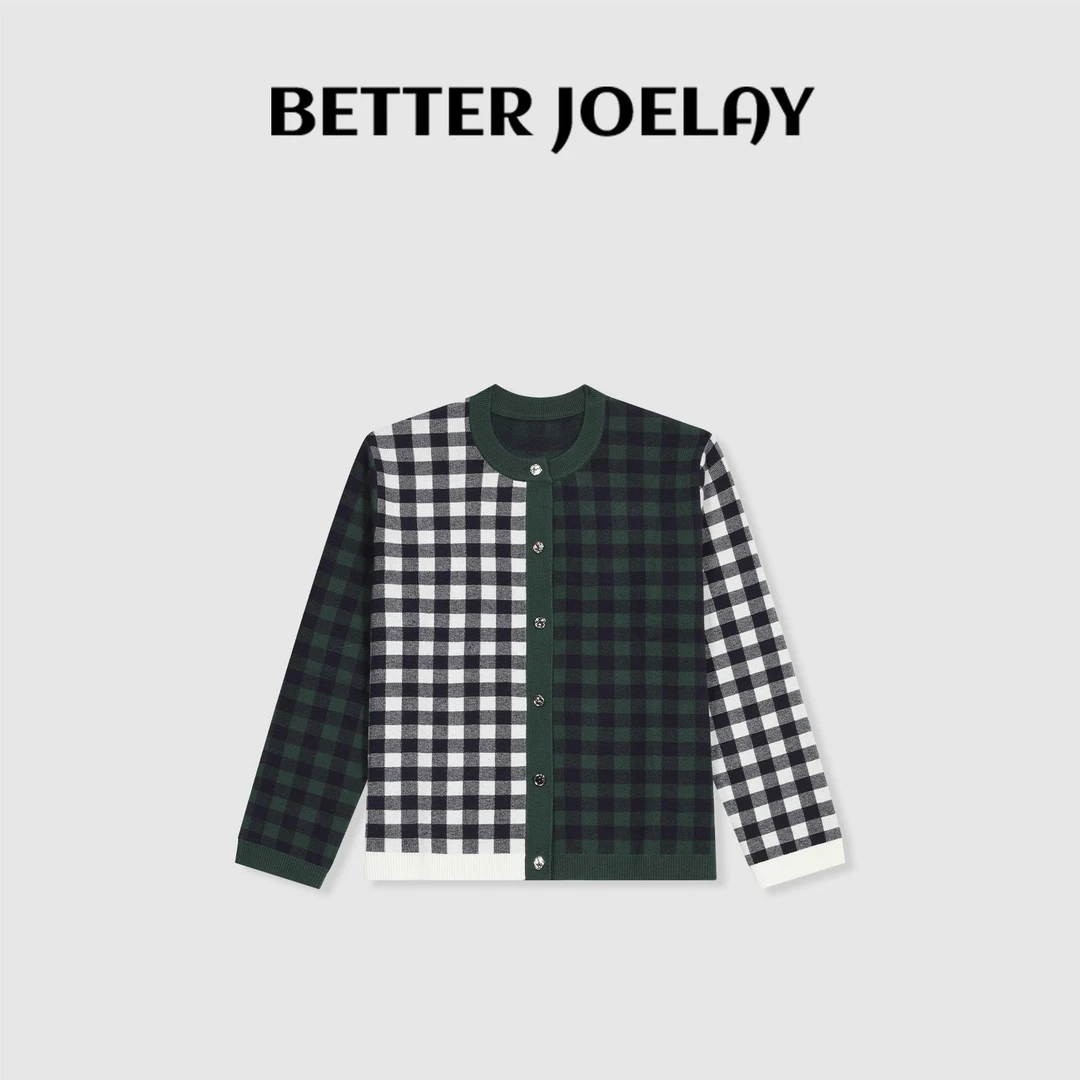 BETTER JOELAY-【盼江垂帘】时尚百搭开衫毛衣温柔韩版LL6122