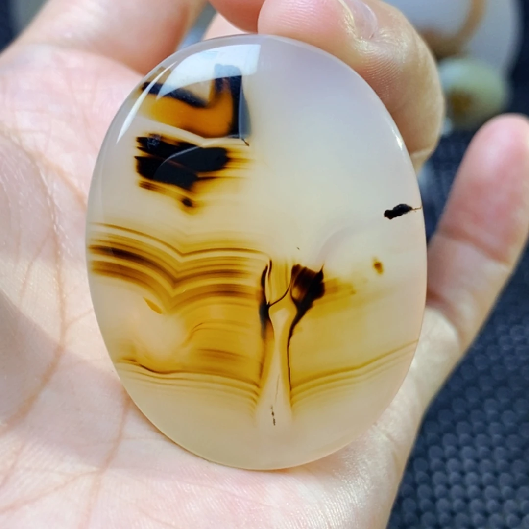 未镶嵌玛瑙/玉髓珠宝半成品