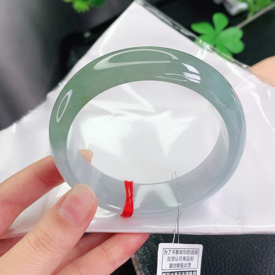 翡翠未镶嵌手镯58圈