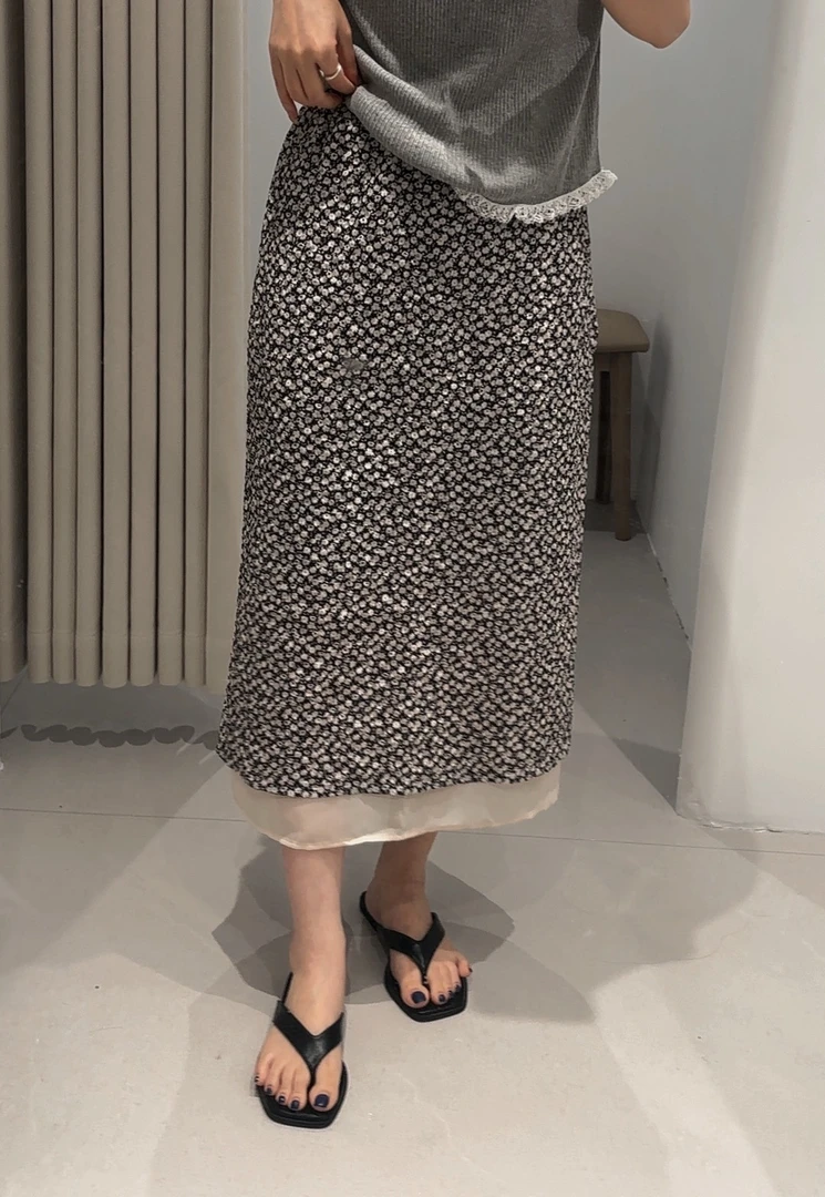 【慧姐韩国正品】2025夏新款SPA碎花半身裙/N0退N0换