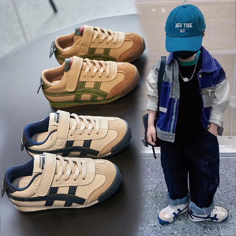 儿童阿甘鞋2025春秋季新款潮牌童鞋男女小童宝宝软底休闲童鞋韩系