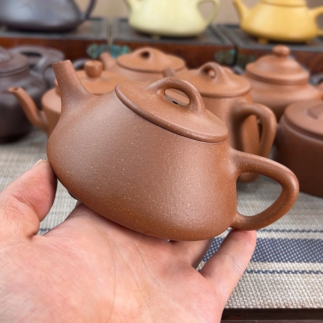 茶壶紫砂F****p红降坡石瓢