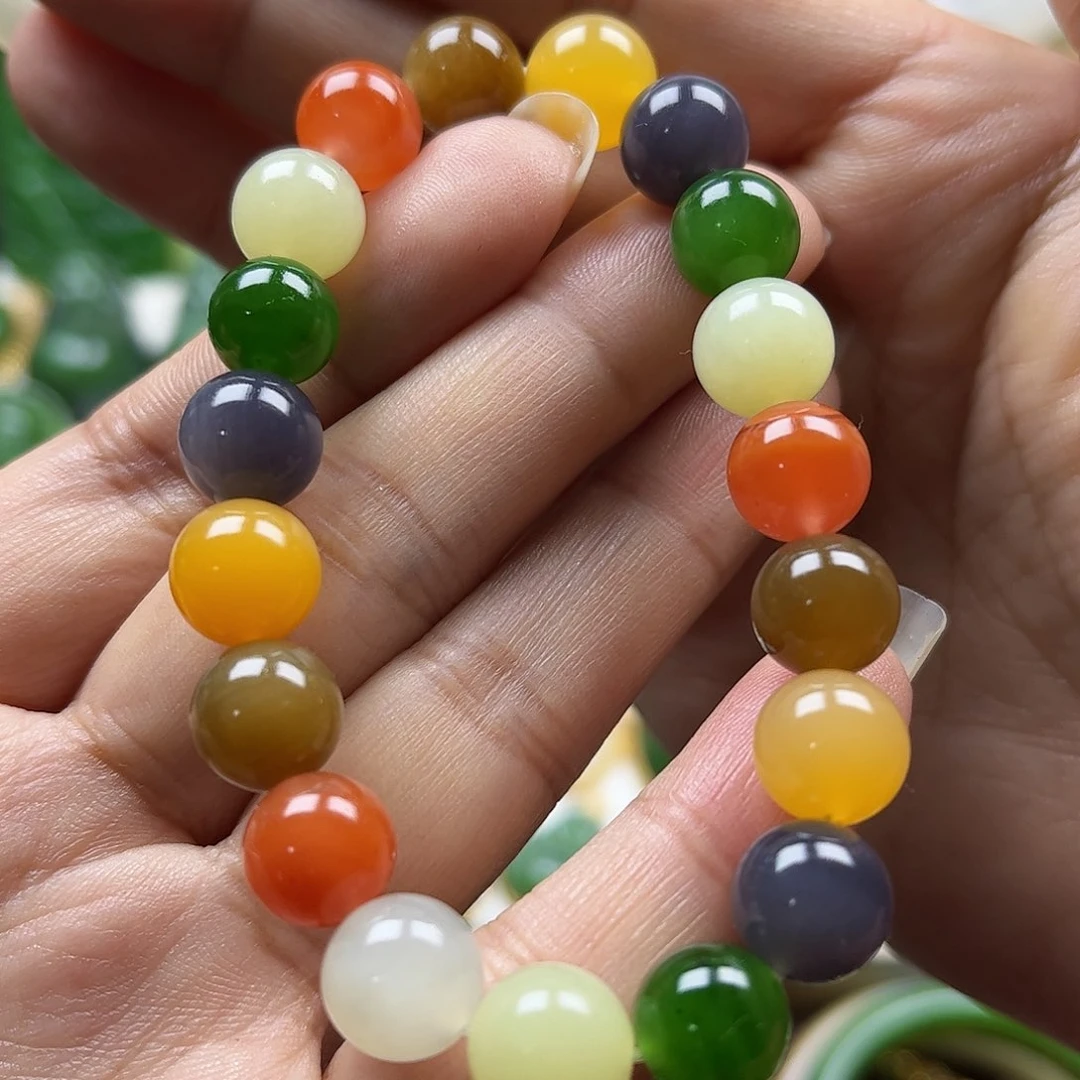 和田玉手串未镶嵌