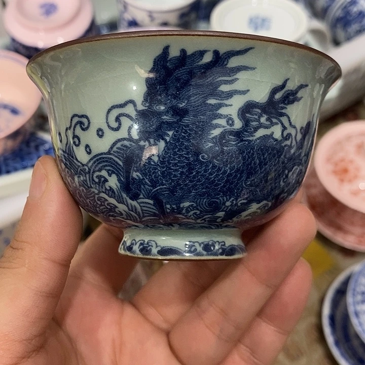 摆件陶景德镇陶瓷主人杯2345