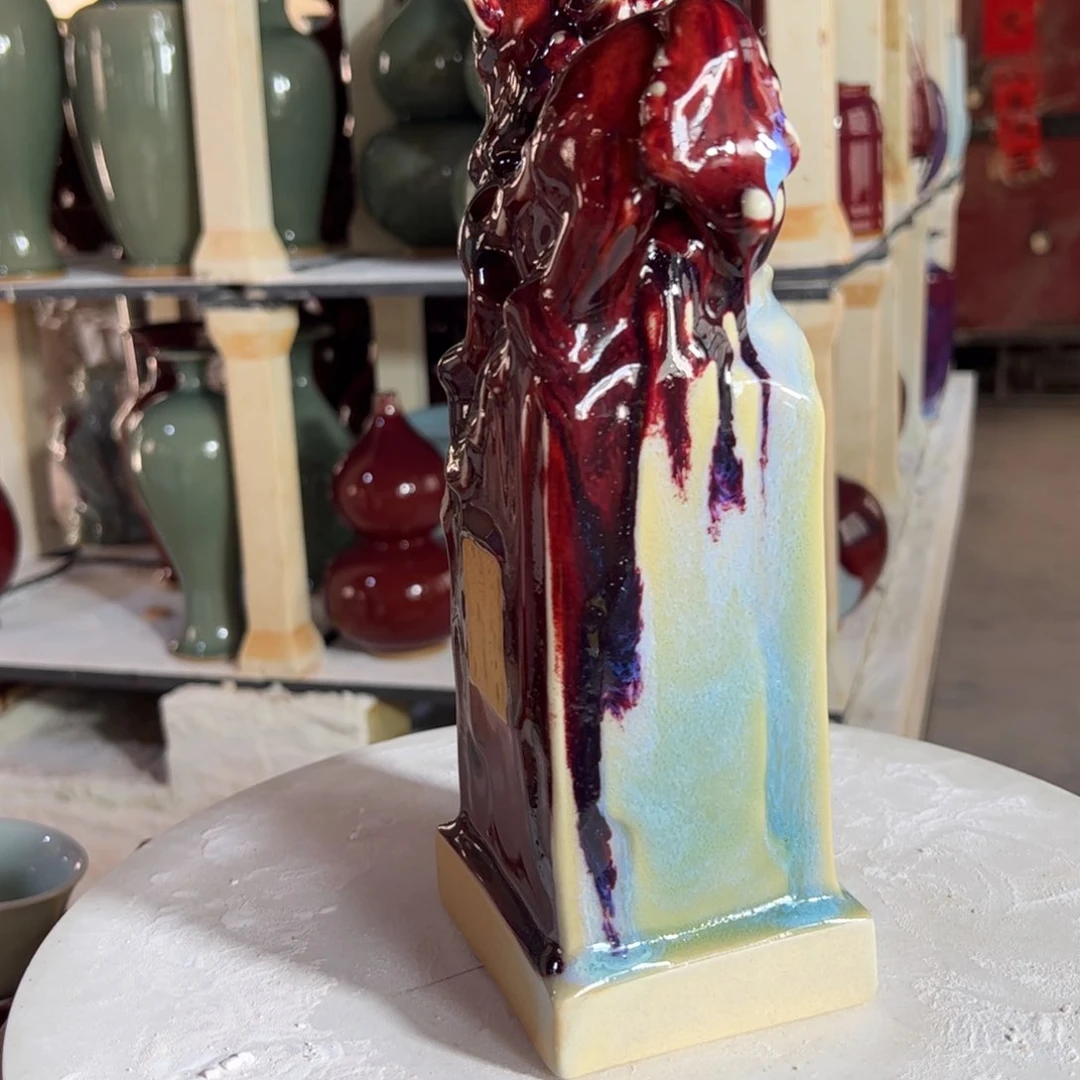 摆件郑家钧窑摆件微