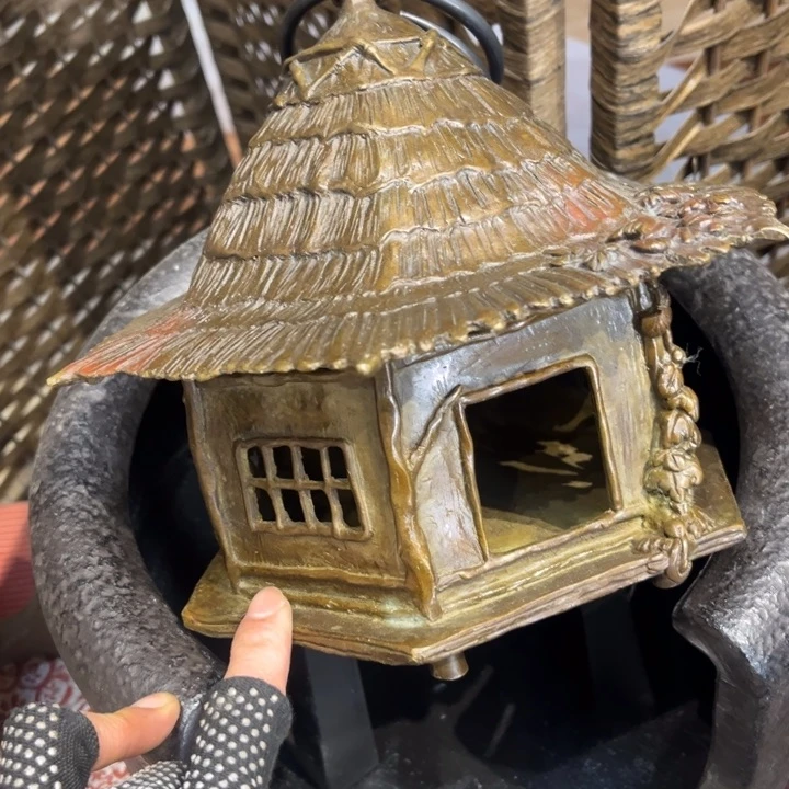 蜜安罐瓷香炉锡茶则