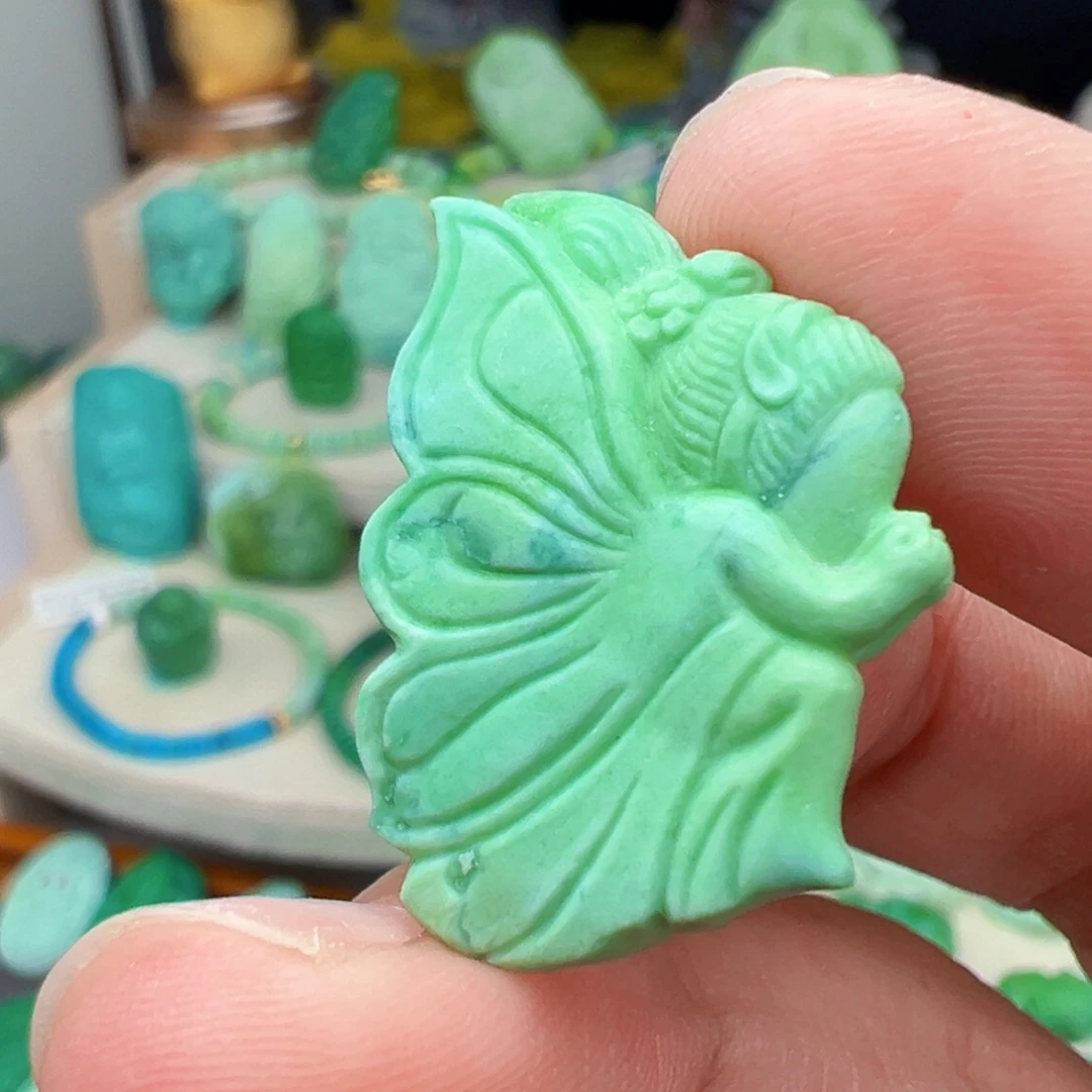 绿松石未镶嵌主播万珍