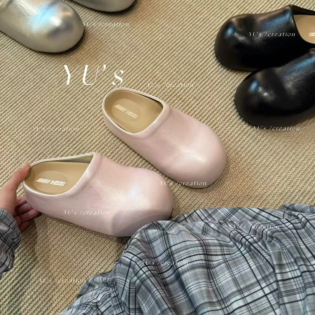 H55-梦幻泡泡～手抓纹热气球廓形博肯鞋5cm21-2359【M】