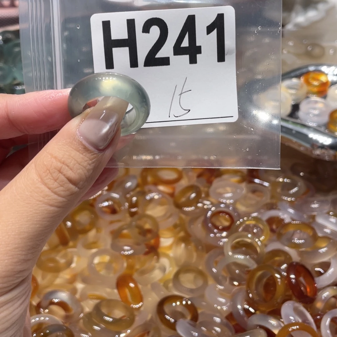 玛瑙/玉髓未镶嵌戒指341