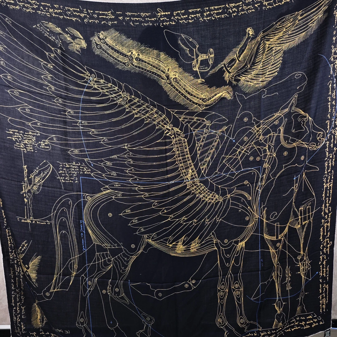 99新 Hermes/爱马仕  海囤J/爱马仕围巾140*140/my51160